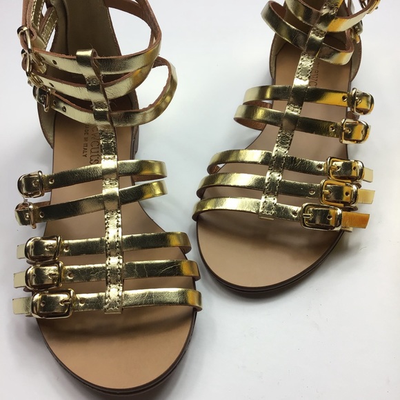 🆕 Crewcuts Gold Gladiator Sandals - Picture 5 of 8